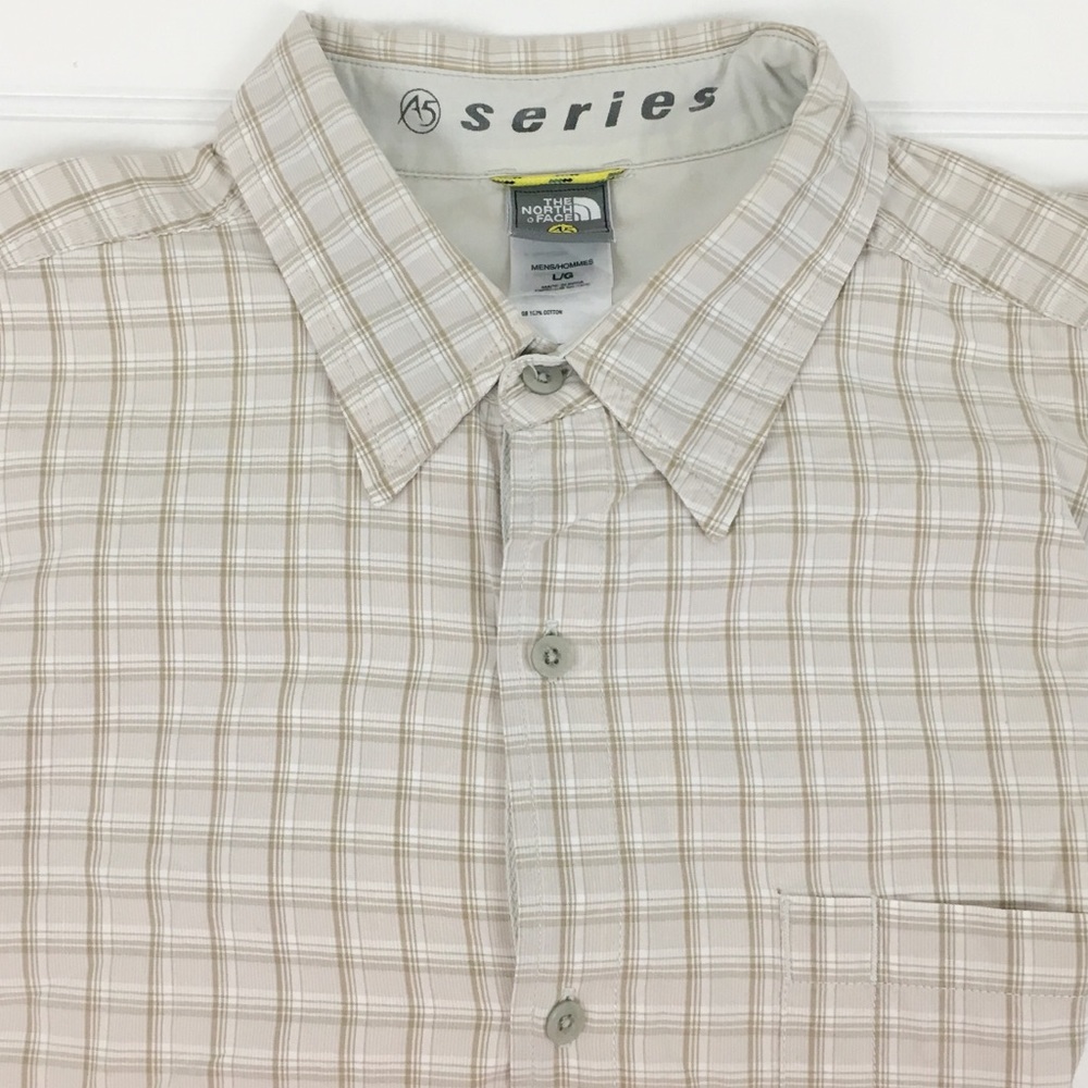 The North Face A5 Series Beige Btn Down Shirt (L)